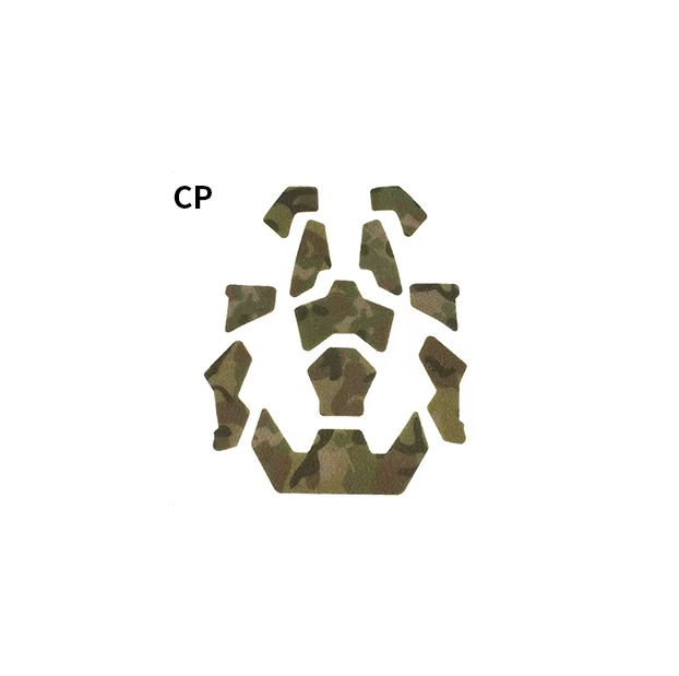 ⚙️ Parches Modulares para Casco Balístico