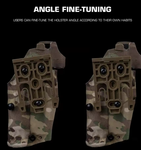 🔫 Funda Estilo Safariland para Glock (con linterna + RMR)